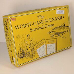 The Worst Case Scenario Survival Board Game University Games 2001 Card Vintage